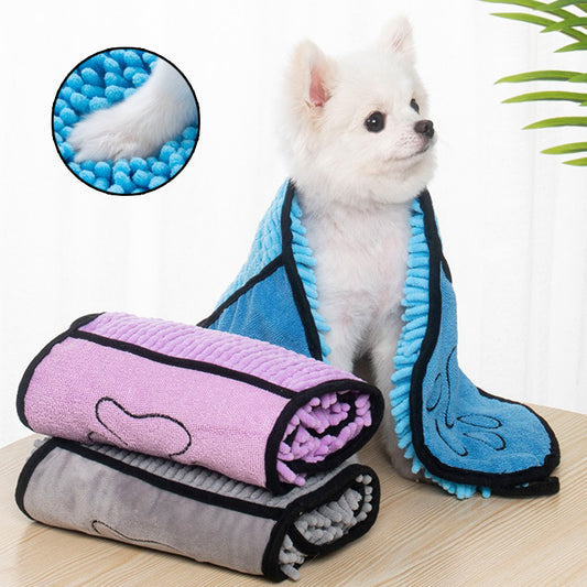 LuxeDry™ Microfiber Pet Bath Towel